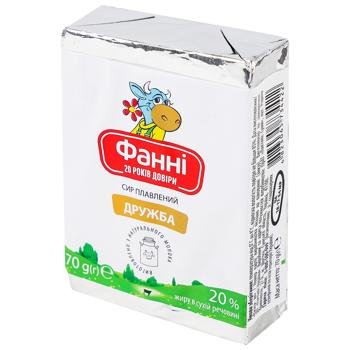 Сир плавлений Фанні Дружба 20% 70г - купити, ціни на Ідеал - фото 4