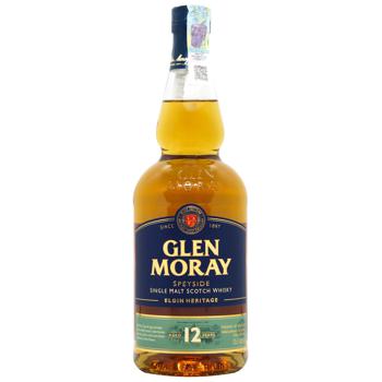 Віскі Glen Moray 12yo з 2 келихами 40% 0,7л - купити, ціни на МегаМаркет - фото 2