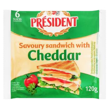 President Cheddar Cheese Processed 40% - buy, prices for Ideal - photo 1