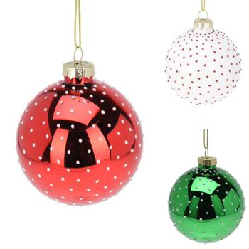 Koopman Christmas Ball 8cm in Assortment
