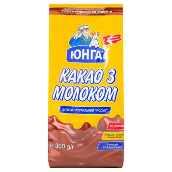 Какао-напиток Юнга Какао с молоком 300г - купить, цены на Идеал - фото 1