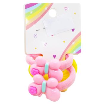 Резинки для волос 4шт 3727-2 - купить, цены на КОСМОС - фото 4