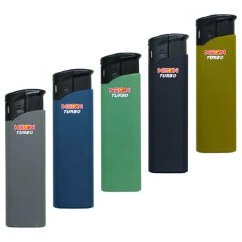 Запальничка Neon 925 WD Turbo Rubber в асортименті - купити, ціни на Чудо Маркет - фото 1