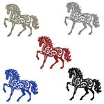 Прикраса новорічна Mislt Коник ажурний 2Д