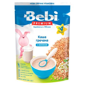 Каша молочная Bebi Premium гречневая для детей с 4 месяцев 200г