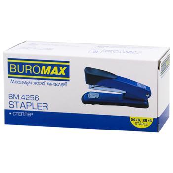 Степлер Buromax металлический до 25л черный