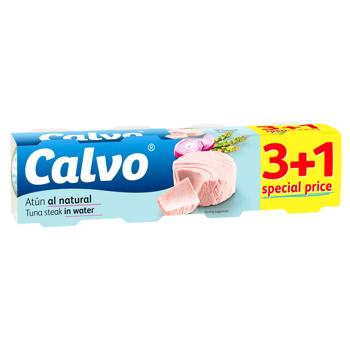 Calvo Tuna Steak in Water 80g x 4pcs - buy, prices for - photo 2