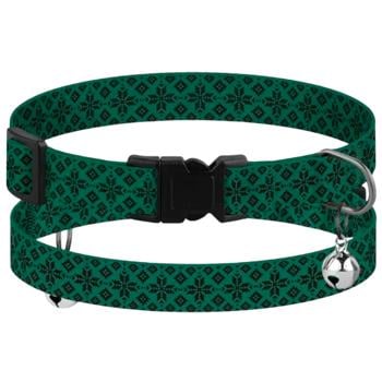 Barksi Urban Вишиванка нейлоновий нашийник для котів XS - зелений - купити, ціни на MasterZoo - фото 3