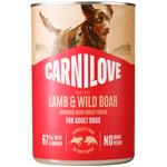 Корм вологий Carnilove Pate з ягням та диким кабаном для собак 400г