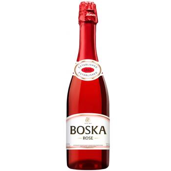 Boska Rose Semi-Sweet Strongly Carbonated Rose Wine Beverage 8.5% 0.75l - buy, prices for Auchan - photo 1