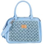 Сумка-переноска Misoco&Co для котів та собак до 15кг 40x19,5x30см блакитний