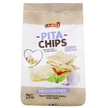 La Mole Mediterranean Taste Pita Chips 90g - buy, prices for NOVUS - photo 2