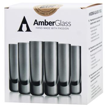 Набор бокалов Amber Glass V102 для водки 6шт х 50мл
