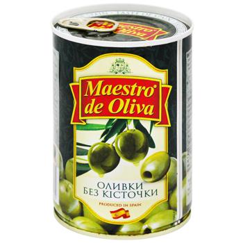 Оливки Maestro de Oliva без кісточки 432г