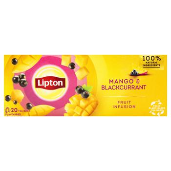 Чай фруктовый Lipton Манго и смородина 1,7г*20шт - купить, цены на МегаМаркет - фото 2