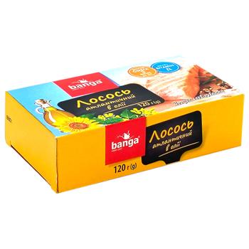 Лосось Banga атлантичний в олії 120г - купити, ціни на Grono - фото 2
