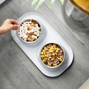 Lapka Metal Bowls on Stand 2x350ml - buy, prices for - photo 4