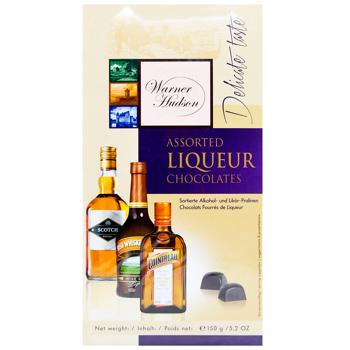 Цукерки Warner Hudson Piasten Assorted Liqueur шоколадні з алкоголем 150г - купити, ціни на - фото 3