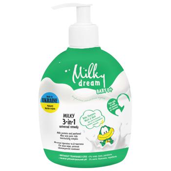 Milky Dream Baby Means for Bathing 3-in-1 from Birth 250ml - buy, prices for MegaMarket - photo 1