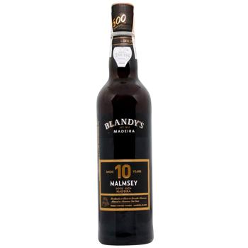 Вино Blandy's Malmsey 10yo біле солодке кріплене 19% 0,5л - купити, ціни на WINETIME - фото 1