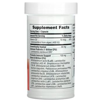 Пробиотики для поддержки иммунитета, Immune Probiotic, Nature's Plus, 10 млрд КОЕ, 30 капсул - купити, ціни на Біотус - фото 2