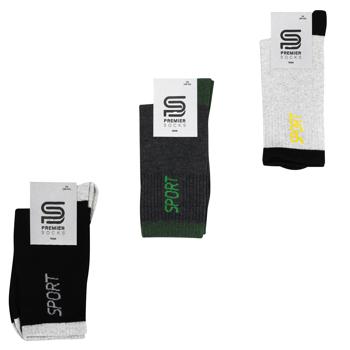 Носки Premier Socks Эконом мужские спортивные в рубчик р.25-29