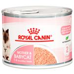 Royal Canin Mother & Babycat Wet Food with Poultry for Kittens, Pregnant and Lactating Cats 195g