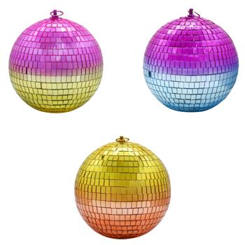 Koopman Mirror Christmas Ball 18cm Multi-Colored