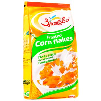 Zolote Zerno Glazed Corn Flakes Dry Breakfast 300g - buy, prices for - photo 5