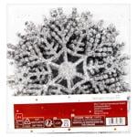 Tarrington House Set of Silver Snowflakes 11cm 6pcs