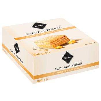 Rioba Napoleon Classic Puff Cake 800g - buy, prices for METRO - photo 2
