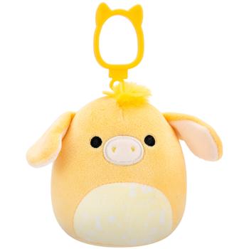 Squishmallows Gavin Donkey Soft Toy on Clip 9cm