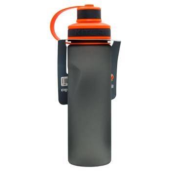 Kite Gray-Orange Water Bottle 711ml К21-398-01