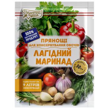 Pikantna Kukhnya Gentle Marinade Seasoning for Canning 30g - buy, prices for Epicentr FOOD - photo 1