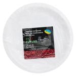 Ecofuture Disposable Paper Plates 23cm 6pcs White