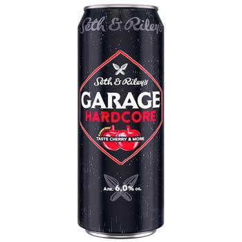 Пиво Seth&Riley's Garage Hardcore Taste Cherry&More специальное 6% 0,5л - купить, цены на КОСМОС - фото 1