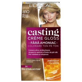 L'oreal Paris Casting Creme Gloss 810 Pearl Blond Hair Dye - buy, prices for Auchan - photo 3