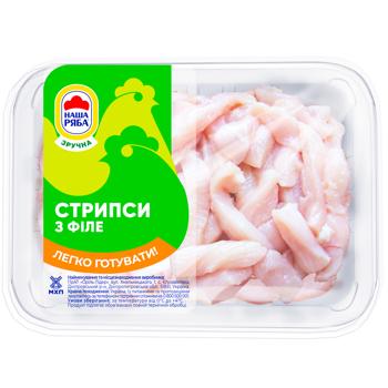 Nasha Riaba Chilled Chicken Fillet Strips ~500g - buy, prices for - photo 1