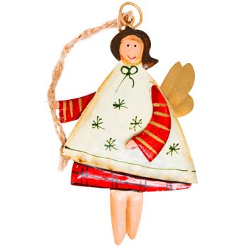 Декоративна прикраса в асортименті 10х7см Метал LEFARD 1 шт - купить, цены на WINETIME - фото 3