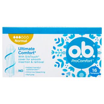Тампоны O.B.® Pro Comfort Normal 16шт - купить, цены на КОСМОС - фото 3