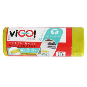 Пакети для сміття viGO Еко 35л 15шт