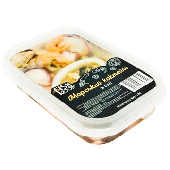 Fish Food Sea Cocktail in Oil 300g - buy, prices for Supermarket "Kharkiv" - photo 3