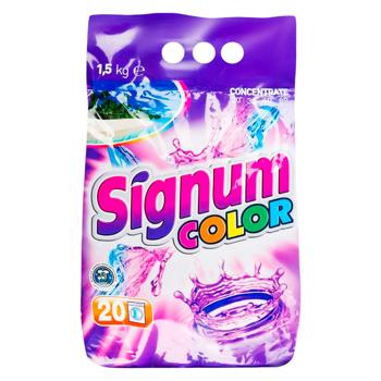 Пральний порошок Signum Color автомат 1,5кг - купити, ціни на NOVUS - фото 1