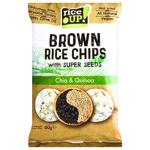 Rice Up! Chia & Qunioa Brown Rice Chips 60g