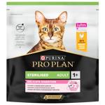Pro Plan Sterilised Delicate Digestion Adult 1+ cухий корм для котів 400 г - курка