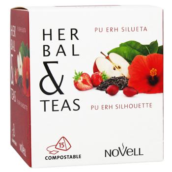 Чай Novell Herbal and Teas Пуер 15шт. И030 - купити, ціни на КОСМОС - фото 2