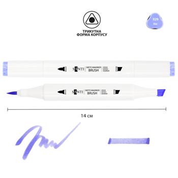 Маркер Santi Sketch бузковий SM-29 - купити, ціни на - фото 2