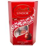 Цукерки Lindor Balls Milk Lindt молочний шоколад 200г