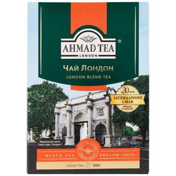 Чай чорний Ahmad London 50г - купити, ціни на Торба - фото 2