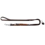 Hunter Solid Education Leather Leash 100cm / 16mm Dark Brown